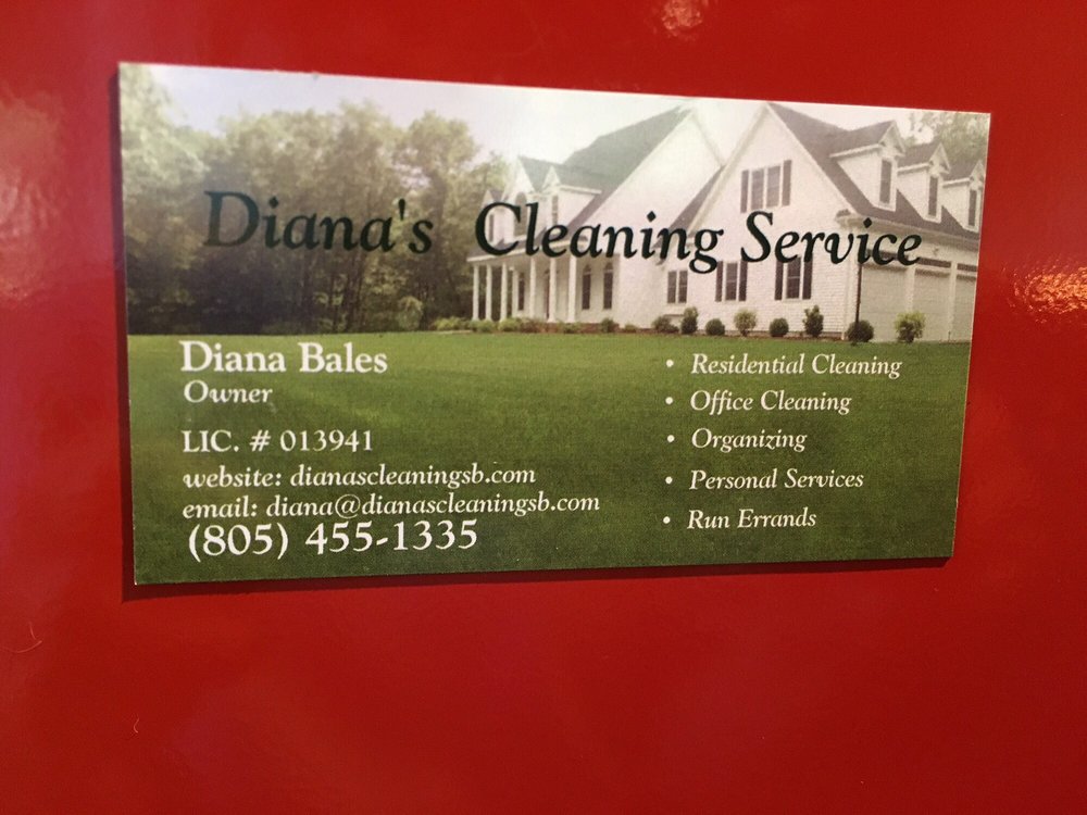 DIANA'S CLEANING SERVICE in Santa Barbara, California – a trusted local provider of residential and commercial cleaning